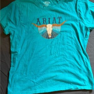 Ariat Turquoise Relaxed Fit Tee
